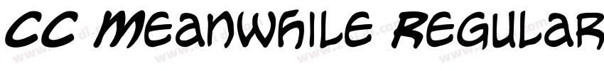 CC Meanwhile Regular字体转换